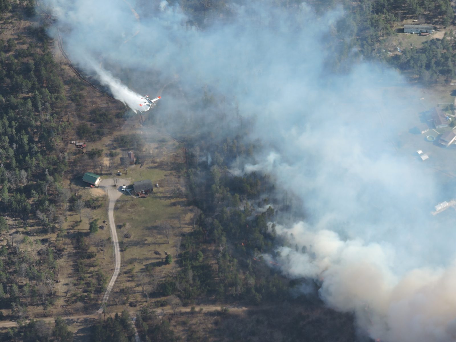 Firefighters Contain 105Acre Wildfire Near Grayling